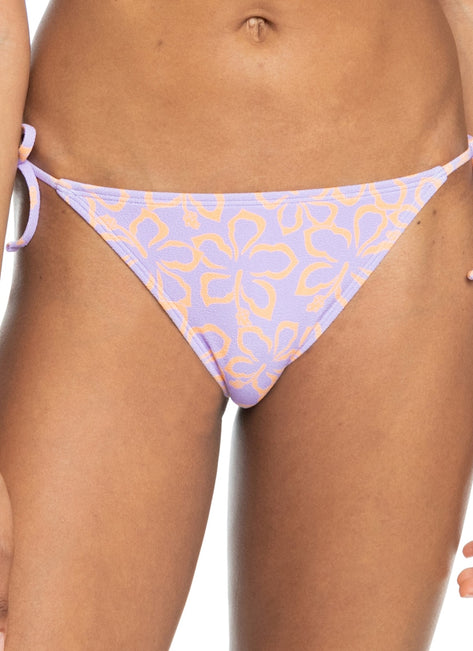 Roxy Women's Hawaiian Heat Cheeky Tie Side Bikini Bottom