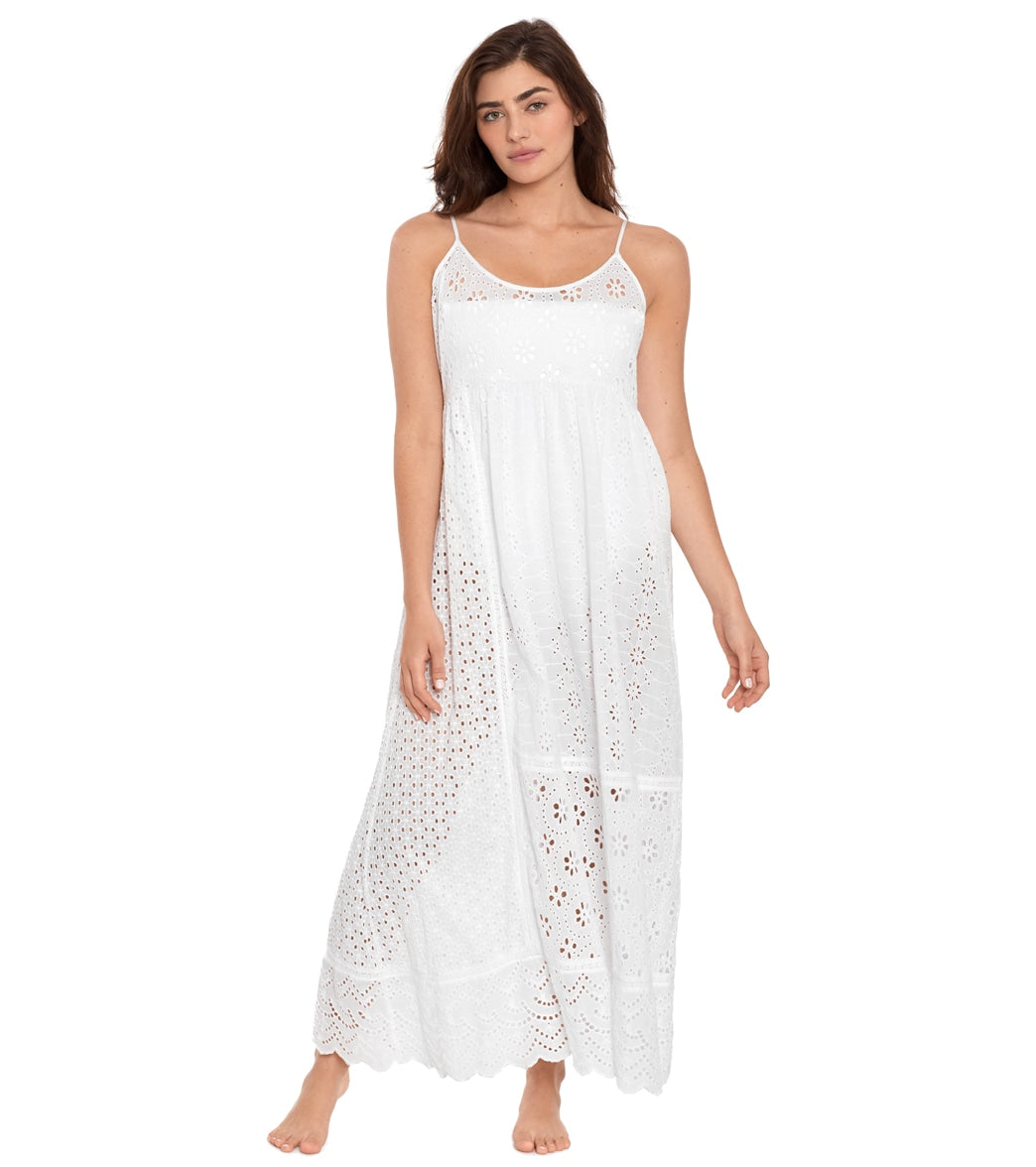 Polo Ralph Lauren Women's Madras Patchwork Maxi Cover Up Dress - White - S Polo Ralph Lauren Women's Madras Patchwork Maxi Cover Up Dress - White - S