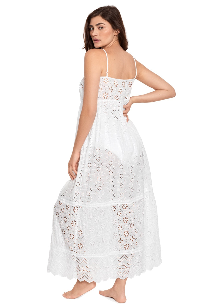 Polo Ralph Lauren Women's Madras Patchwork Maxi Cover Up Dress - White - S Polo Ralph Lauren Women's Madras Patchwork Maxi Cover Up Dress - White - S