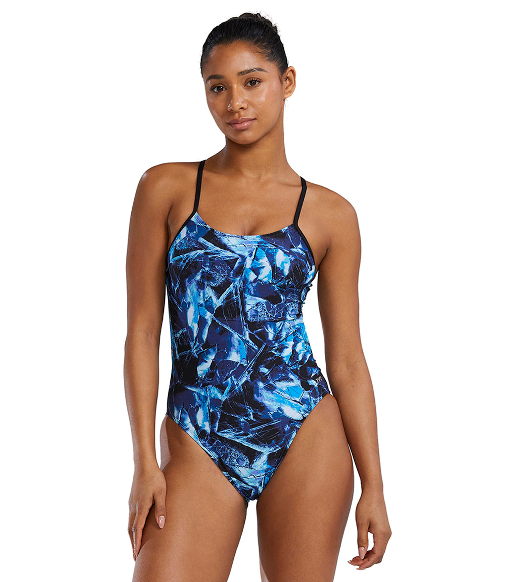 TYR Women's Reflecta Cutoutfit One Piece Swimsuit at SwimOutlet.com