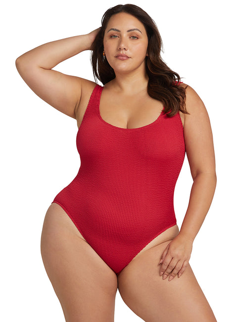 Artesands Woman's One Size Arte Kahlo Crinkle Knit One Piece Swimsuit