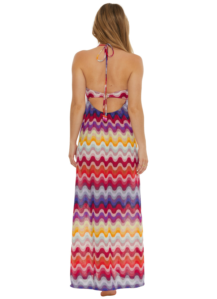 Trina Turk Women's Portofino Halter Maxi Cover Up - Multi