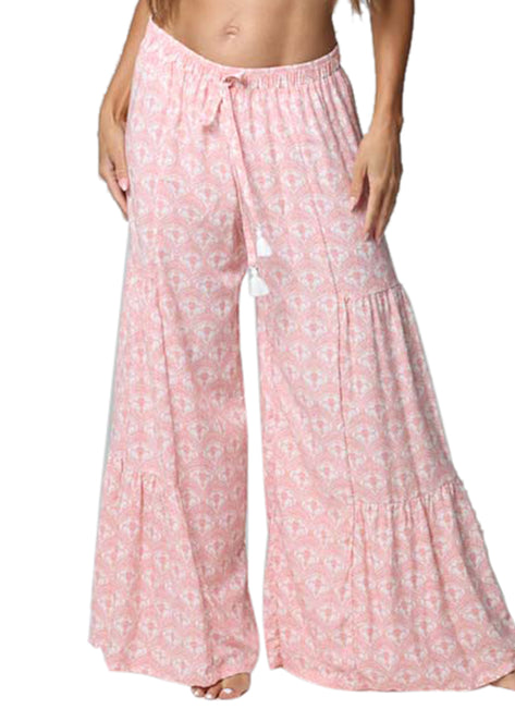 J.Valdi Women's Petals Tulum Tiered Pant