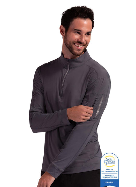 Bloq UV Men's Mock 1/4 Zip UPF 50 Pull Over