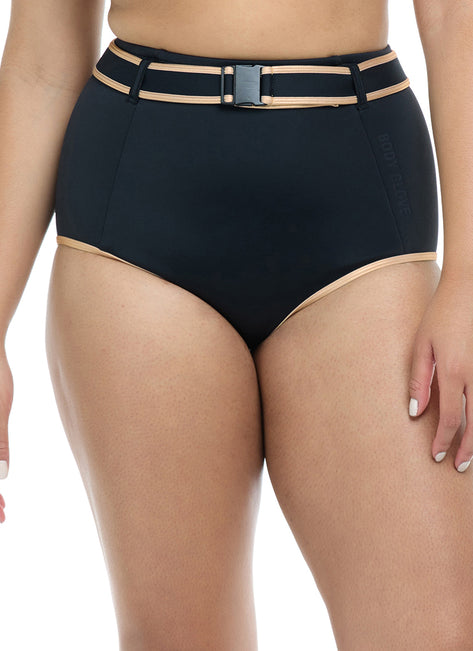 Body Glove Women's Undersea Raquel High Waist Bikini Bottom