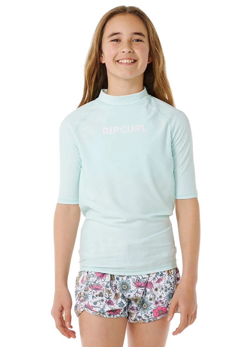Rip Curl Girls' Classic Short Sleeve Surf Shirt (Big Kid) at - Main Image
