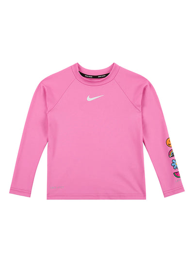 Nike Girls' Charms Long Sleeve Hydroguard (Little Kid)