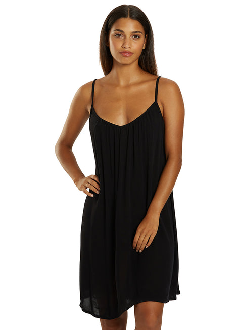 Roxy Women's Spring Adventure Solid Cover-up Beach Dress
