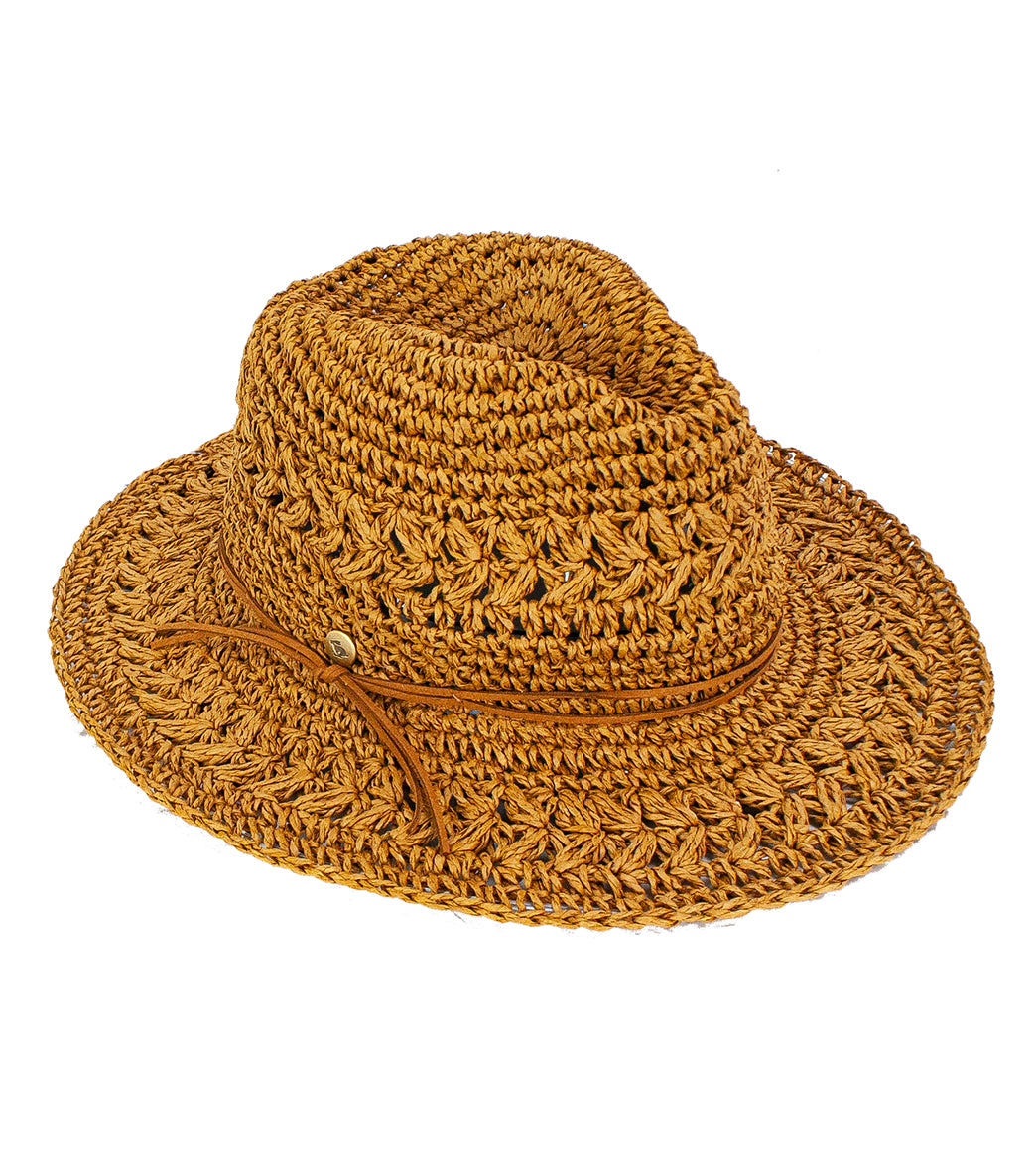 Peter Grimm Sarai Crushable Packable Crochet Sun Hat at