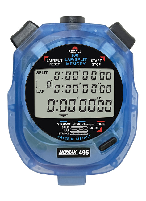 Ultrak 495-100 Lap Memory Stopwatch at SwimOutlet.com