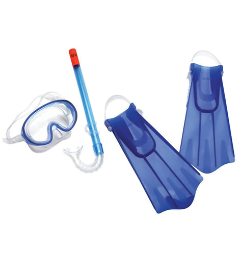 Speedo Kids Mask, Snorkel, and Fin Snorkeling Set