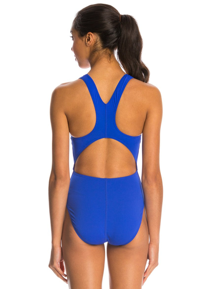 Produktbild von TYR Sport Mädchen 'Solid Durafast Maxback Badeanzug, Mädchen, Schwarz