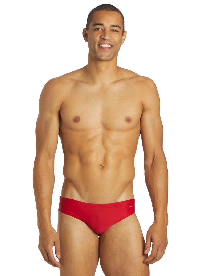 Swimwear Trends Best Men's Swimming Suits Sporti Solid Swim