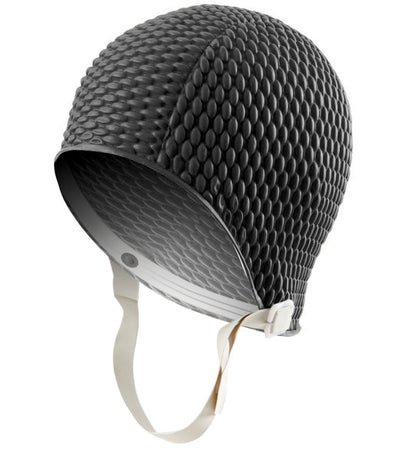 Sporti Bubble Swim Cap with Chin Strap
