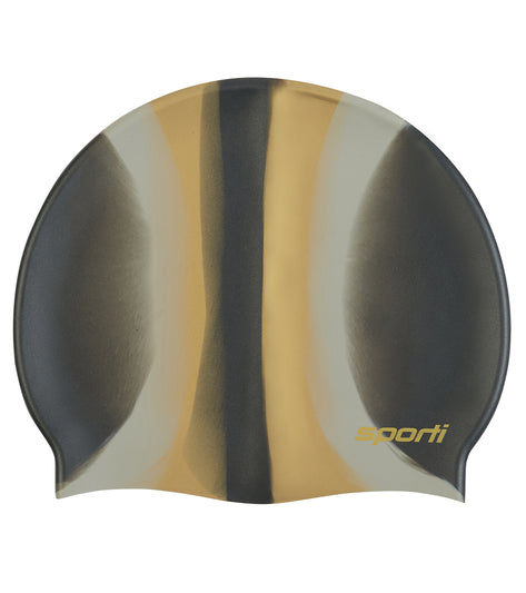Sporti Multi Color Silicone Swim Cap