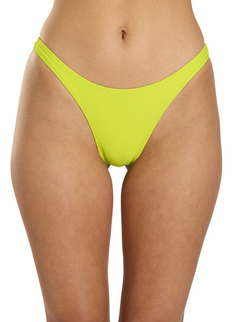 Sporti Solid Thong Bikini Swim Bottom