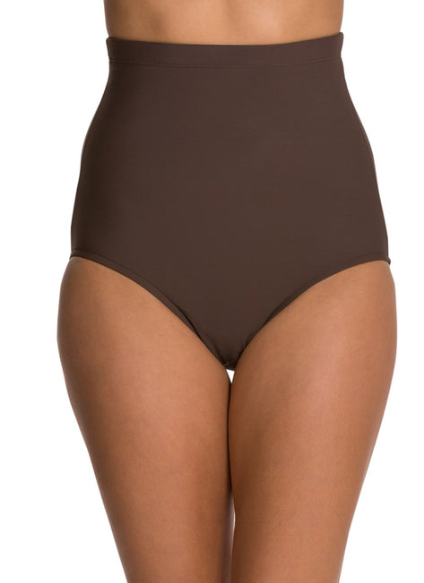 Penbrooke Swimwear Solid Ultra High Waist Pant Bikini Bottom