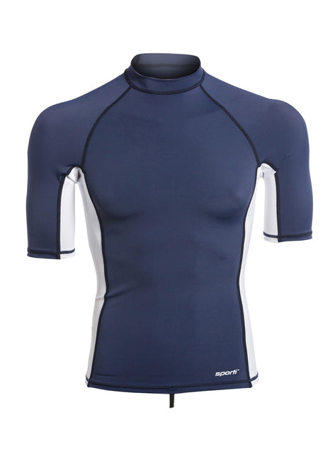 Sporti Men's S/S UPF 50+ Sport Fit Rash Guard