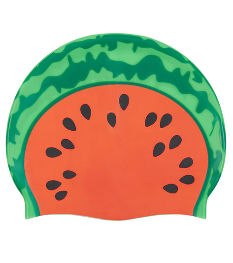 Sporti Watermelon Silicone Swim Cap