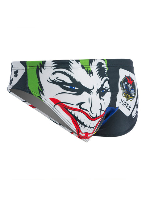 Turbo Men's New Joker Multi-Colored Water Polo Brief