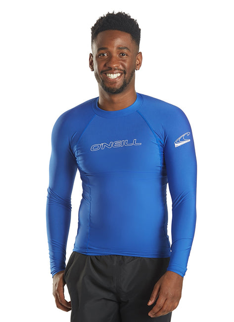 O'Neill Men's Basic Skins Long Sleeve Crew Rashguard