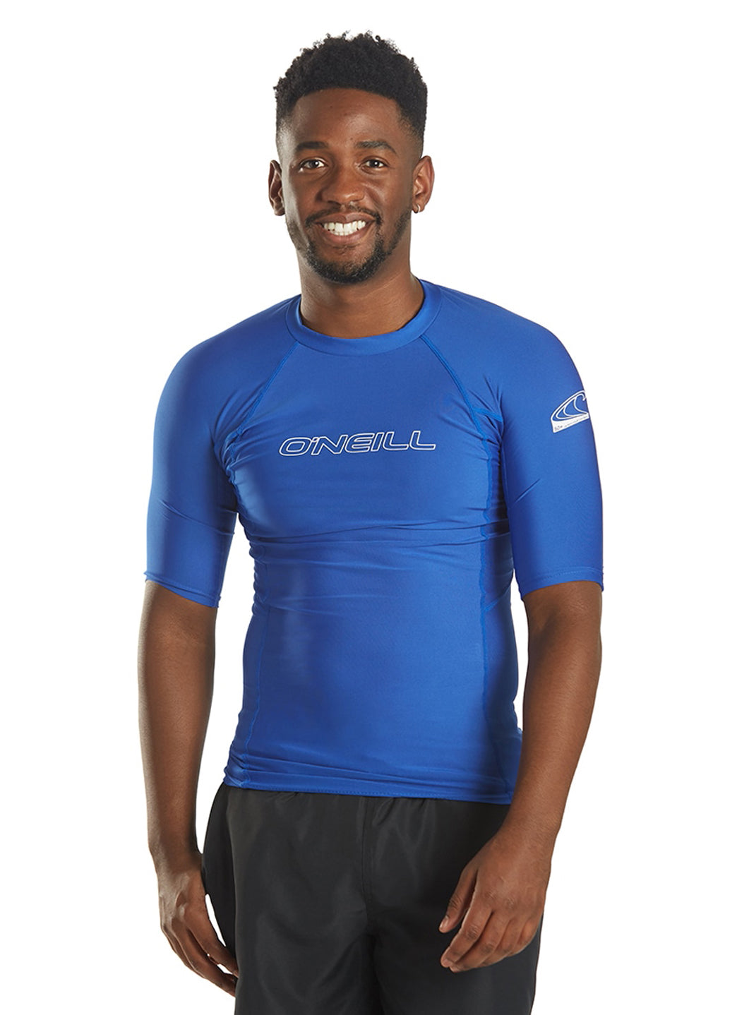 O'Neill Men's Basic Skins Short Sleeve Crew Rashguard at