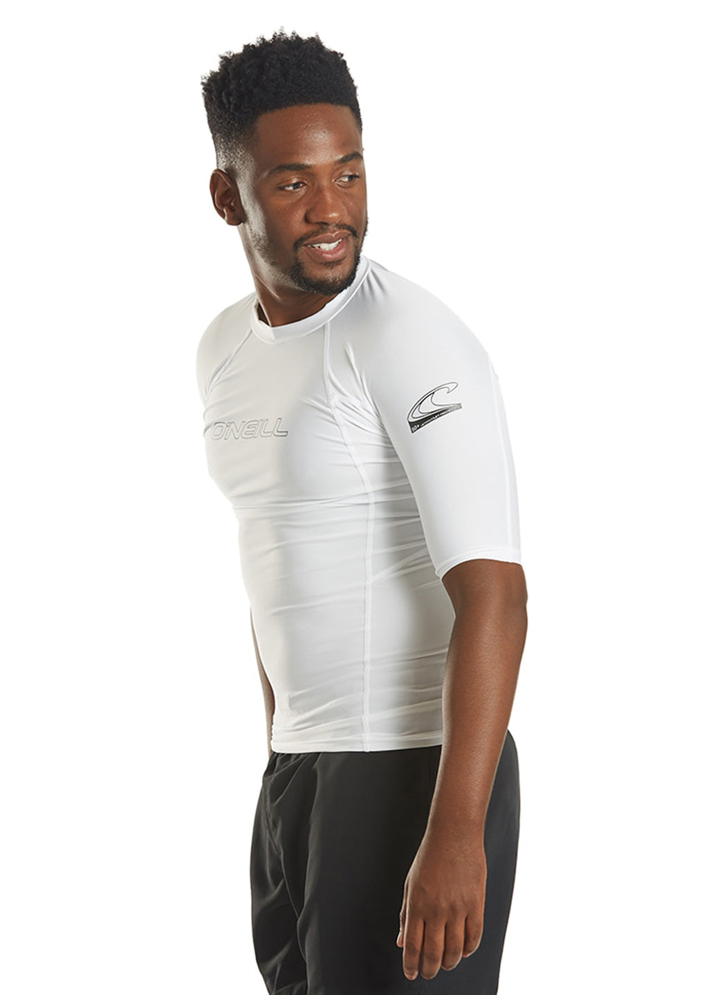 O'Neill Men's Basic Skins Short Sleeve Crew Rashguard at