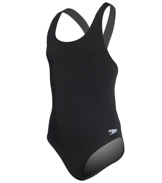 Speedo Solid Endurance Super Proback Youth Swimsuit at SwimOutlet.com