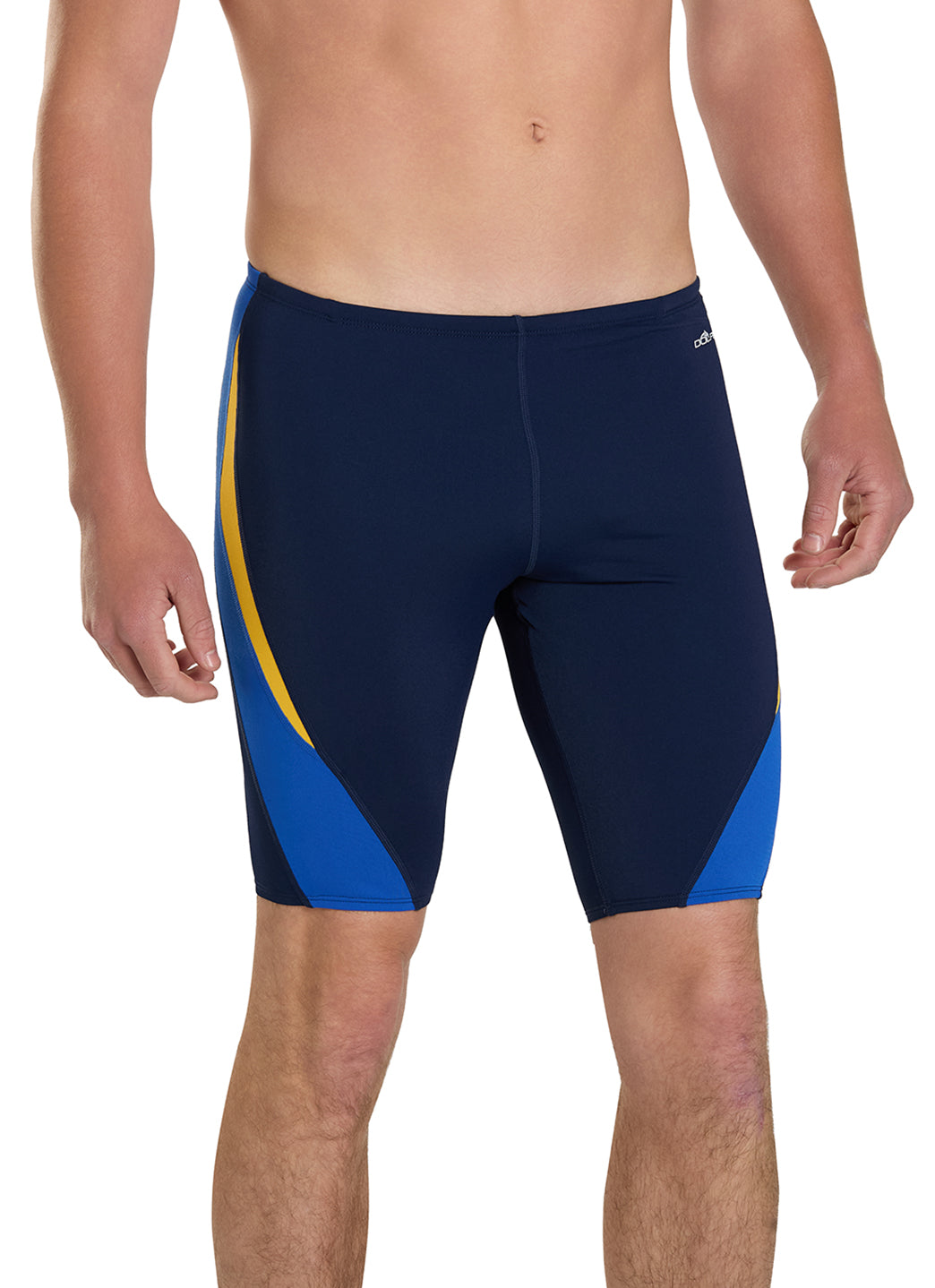 Dolfin Men's Chloroban Color Block Jammer Swimsuit at SwimOutlet.com