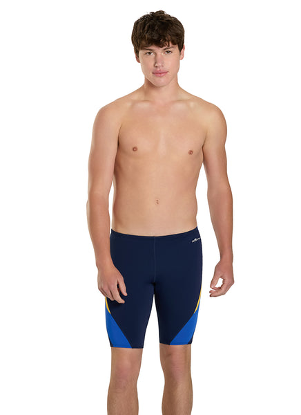 Dolfin Men's Chloroban Color Block Jammer Swimsuit at SwimOutlet.com