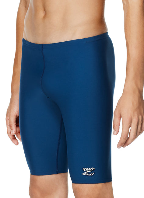 Speedo Men's Solid Endurance+ Jammer Swimsuit