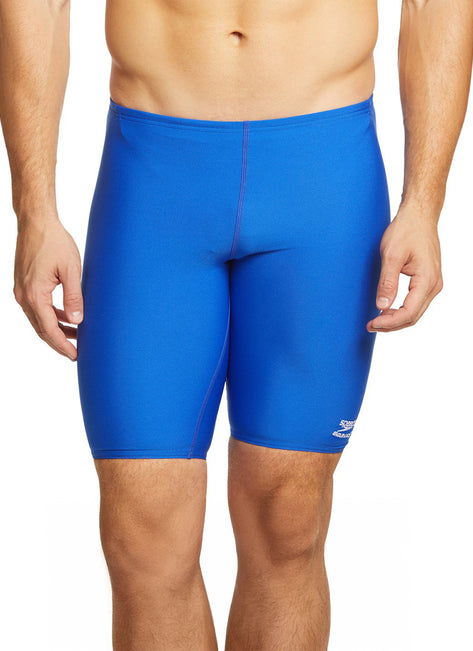 Speedo Men's Solid Endurance+ Jammer Swimsuit
