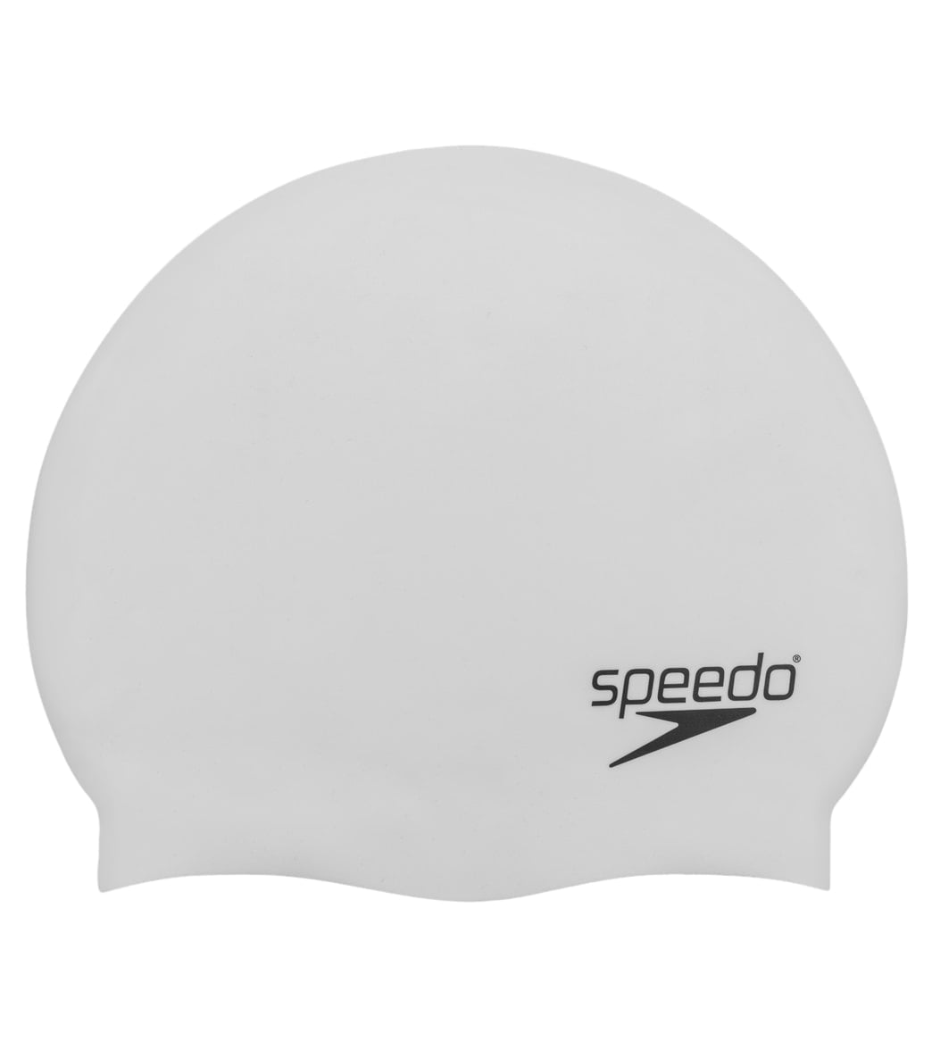 Speedo Elastomeric Solid Silicone Swim Cap at SwimOutlet.com