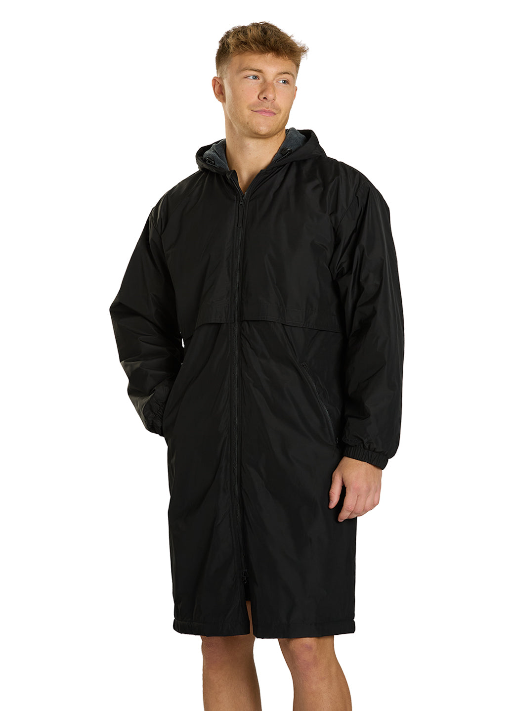 BRIEFING 新品　STRECH BACK FLEECE PARKA S Sporti Comfort Fleece-Lined Swim Parka at SwimOutlet.com
