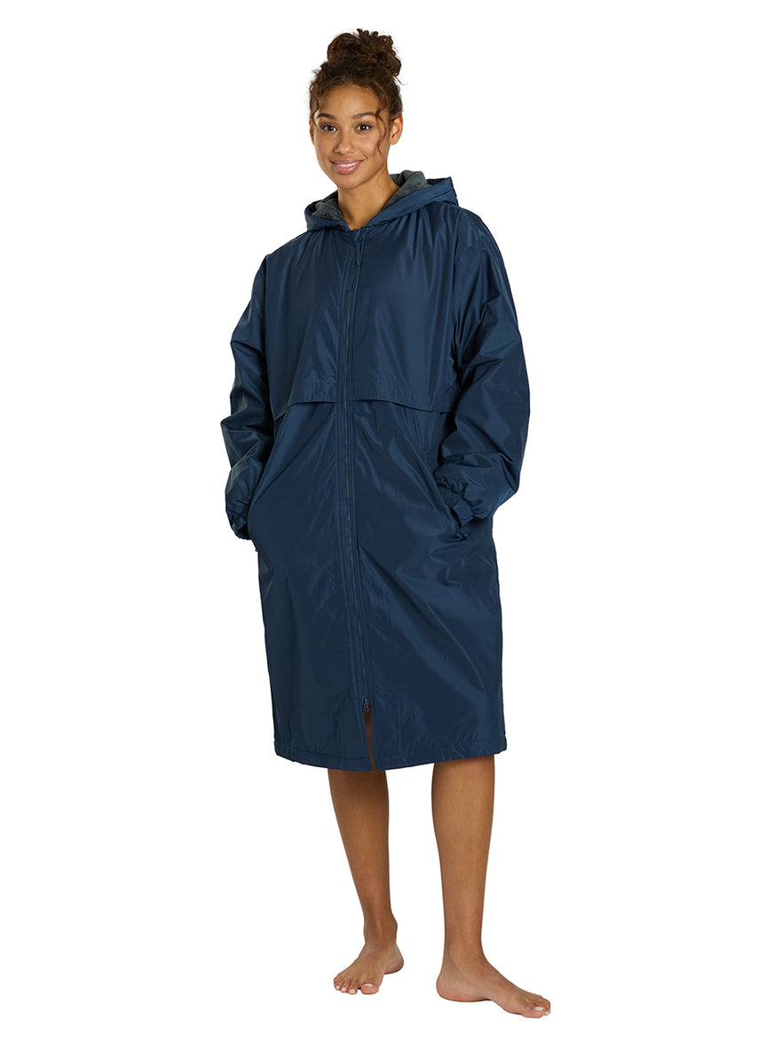 Pool Wet Look Parka USMS Comfort Fleece-Lined Swim Parka At