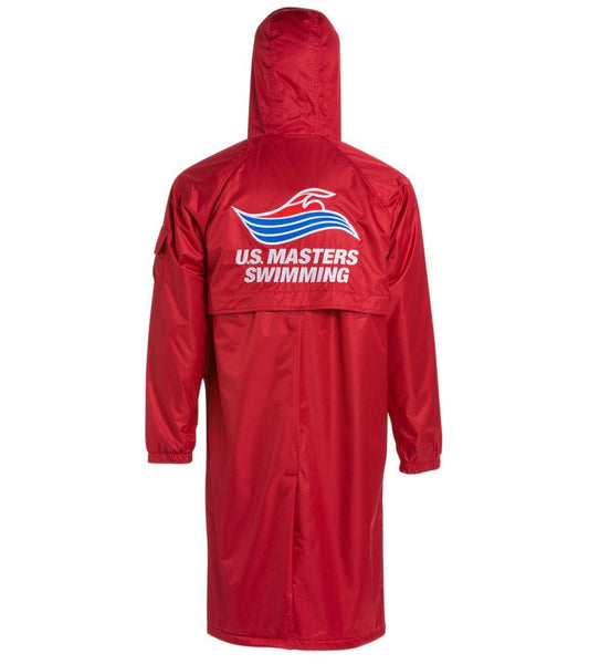 USMS Comfort Fleece-Lined Swim Parka Red XS