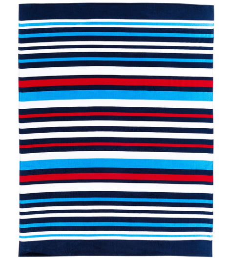 Dohler Horizontal Bold Stripes Beach Towel 58