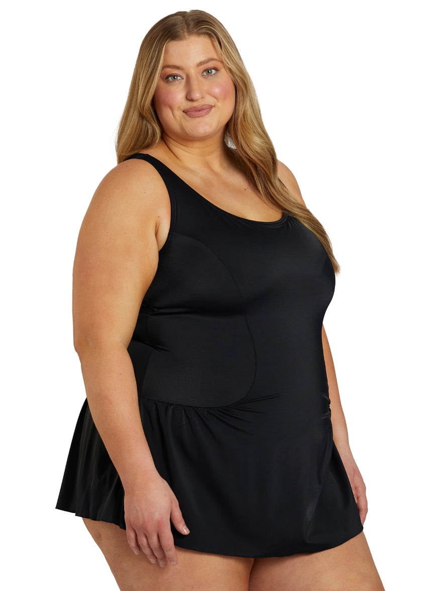 Sporti Plus Size Swim Dress at SwimOutlet.com