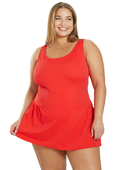 Sporti Plus Size Swim Dress