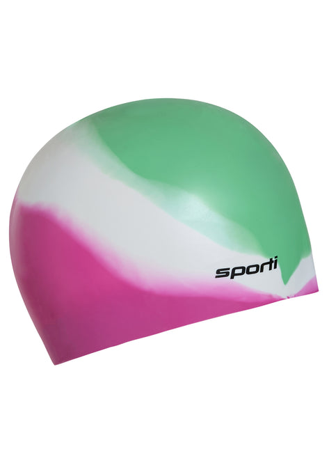 Sporti Long Hair Multi Silicone Swim Cap