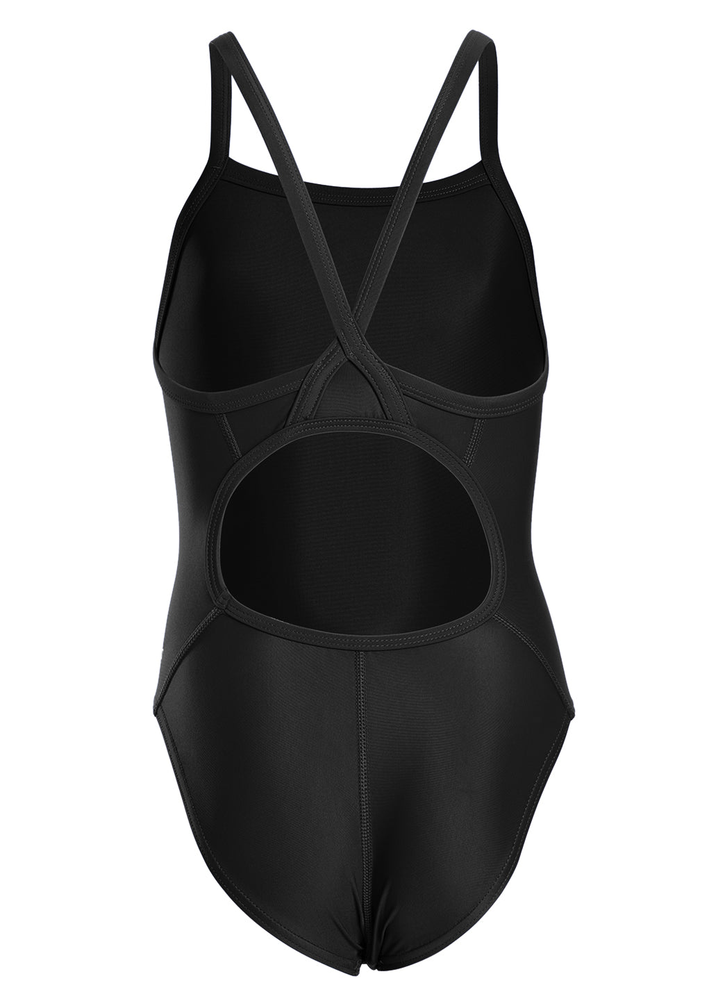 Speedo PowerFLEX Eco Solid Flyback Youth Swimsuit at SwimOutlet.com