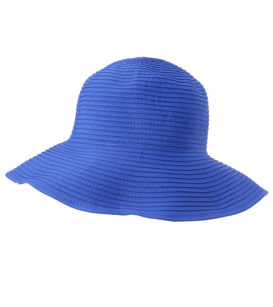 Sun N Sand NWT UPF 50 Adjustable Blue Ribbon Sun Hat Summer Shade Sun  main image 4
