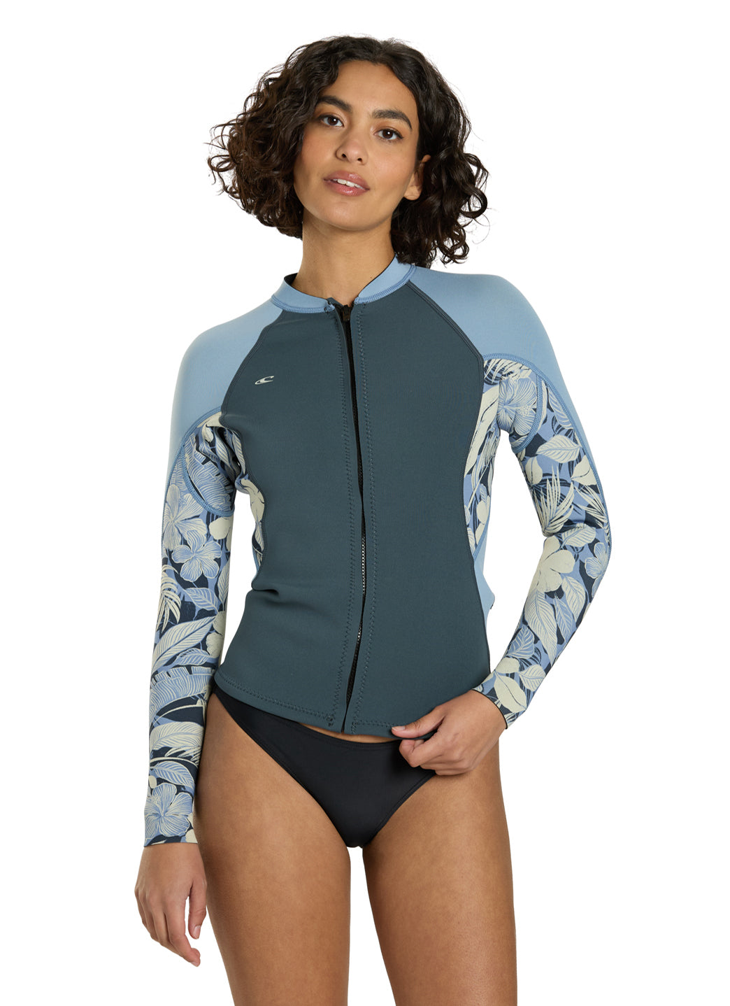 O'Neill Women's 1.5mm Bahia Front-Zip Wetsuit Jacket at SwimOutlet.com