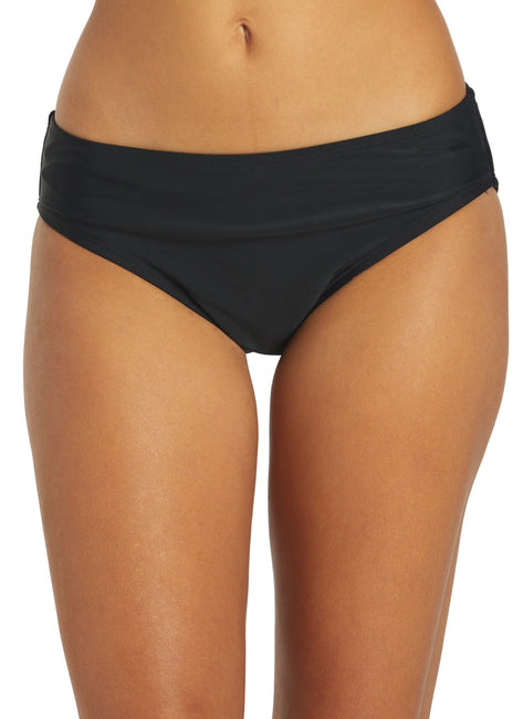 ClubSwim Solid Full Coverage Swim Brief Bottom