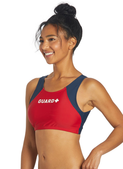 Sporti Guard Active High Neck Crop Bikini Top