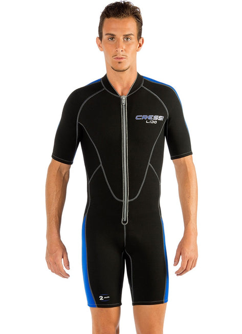 Cressi Men's 2mm Lido Short Sleeve Springsuit Wetsuit