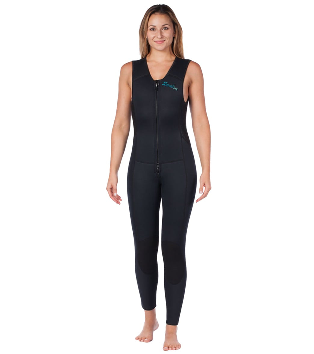 Level Six Women's Farmer Jane Front Zip Long Jane Neoprene