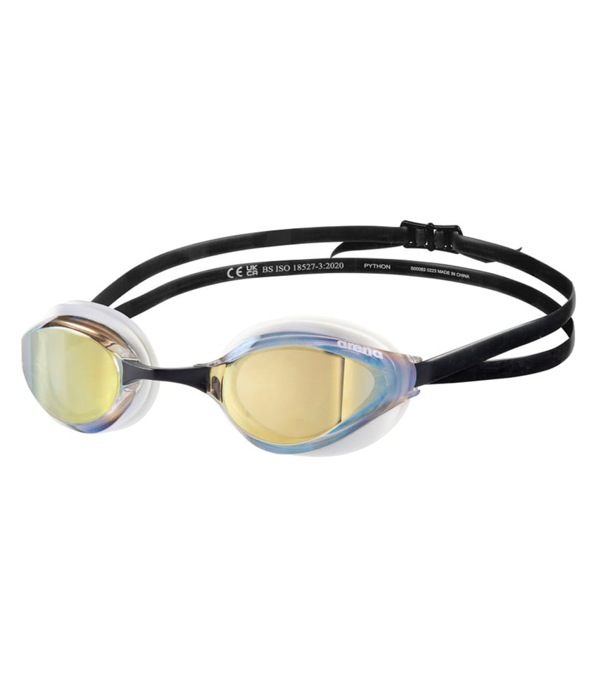 arena swimming goggles with power Python Mirrored Goggle The goggles come with Colour:Black Frame VLT 15.8% Pactimo Tellus collection offers 2023-10