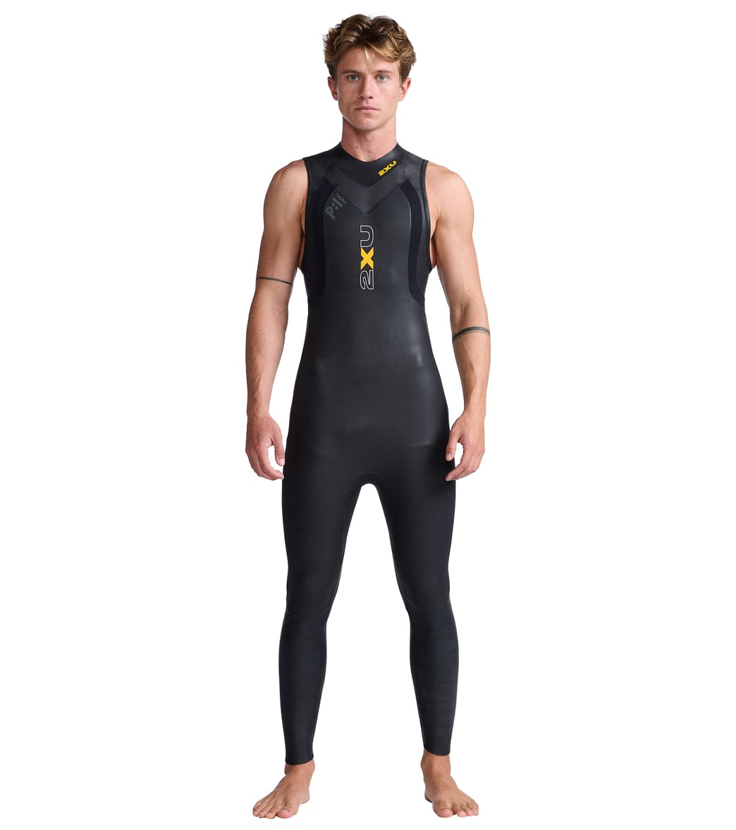 2XUウェットスーツ P:1 PROPEL WETSUIT サイズL 2XU Men's P:1 Propel Tri Sleeveless Wetsuit at SwimOutlet.com