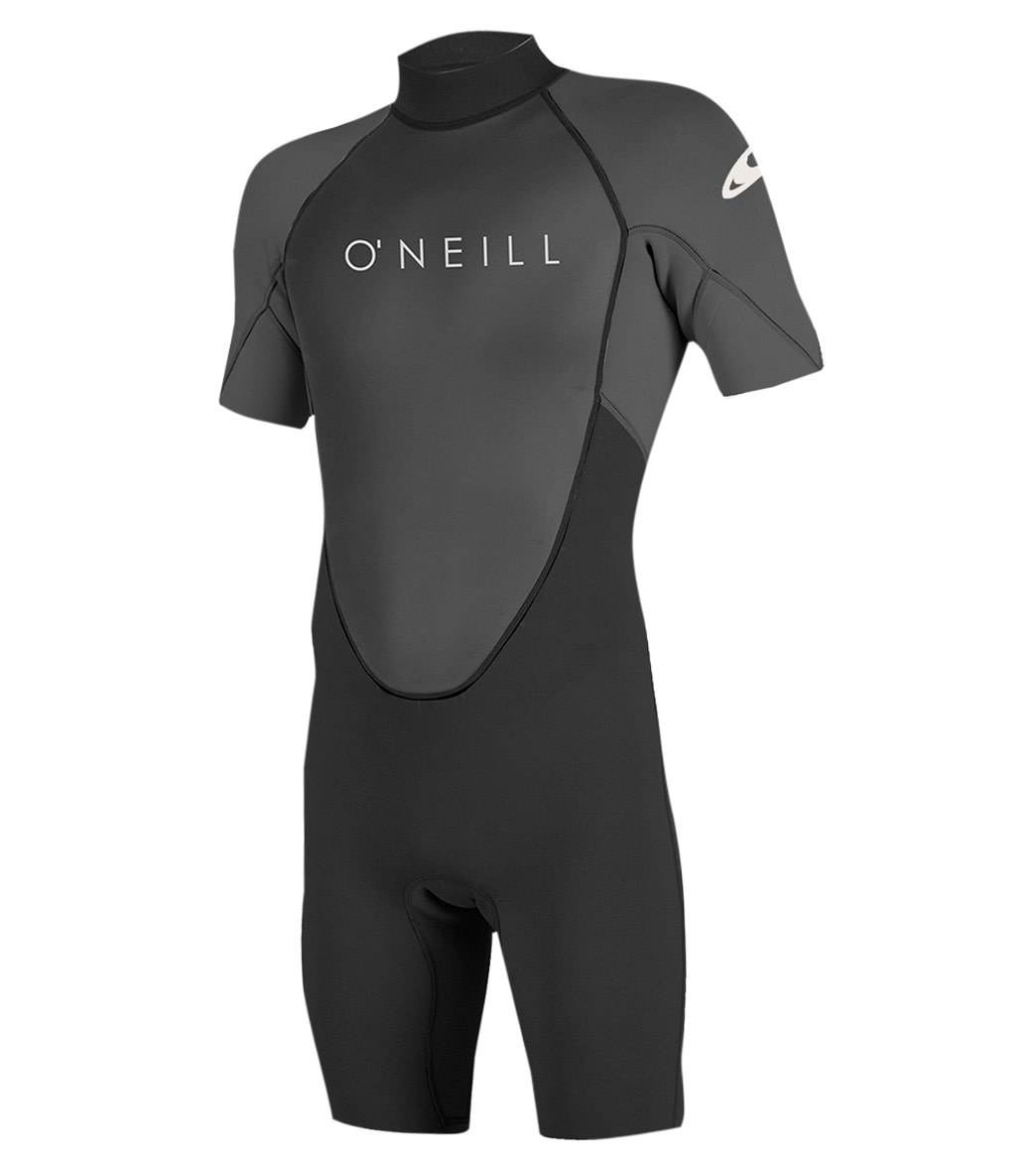 O'Neill Men's 2MM Reactor II Back Zip Short Sleeve Spring Suit at